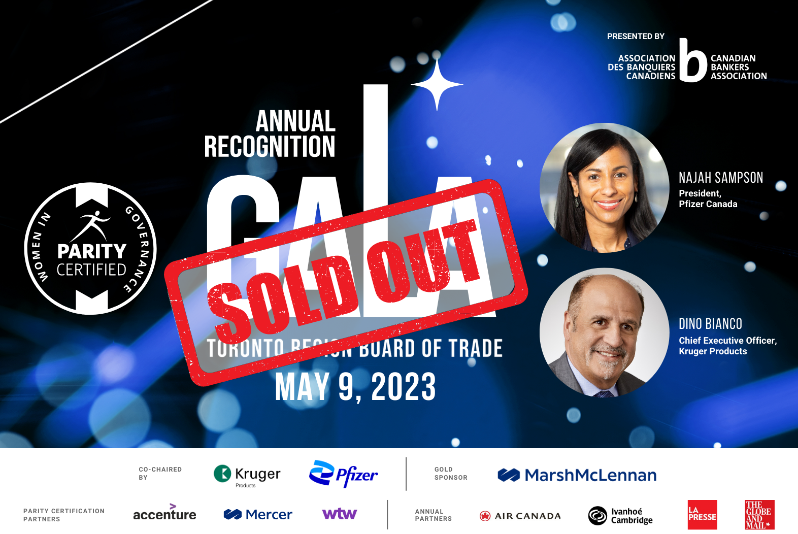 Gala de reconnaissance annuel 2023 — Toronto