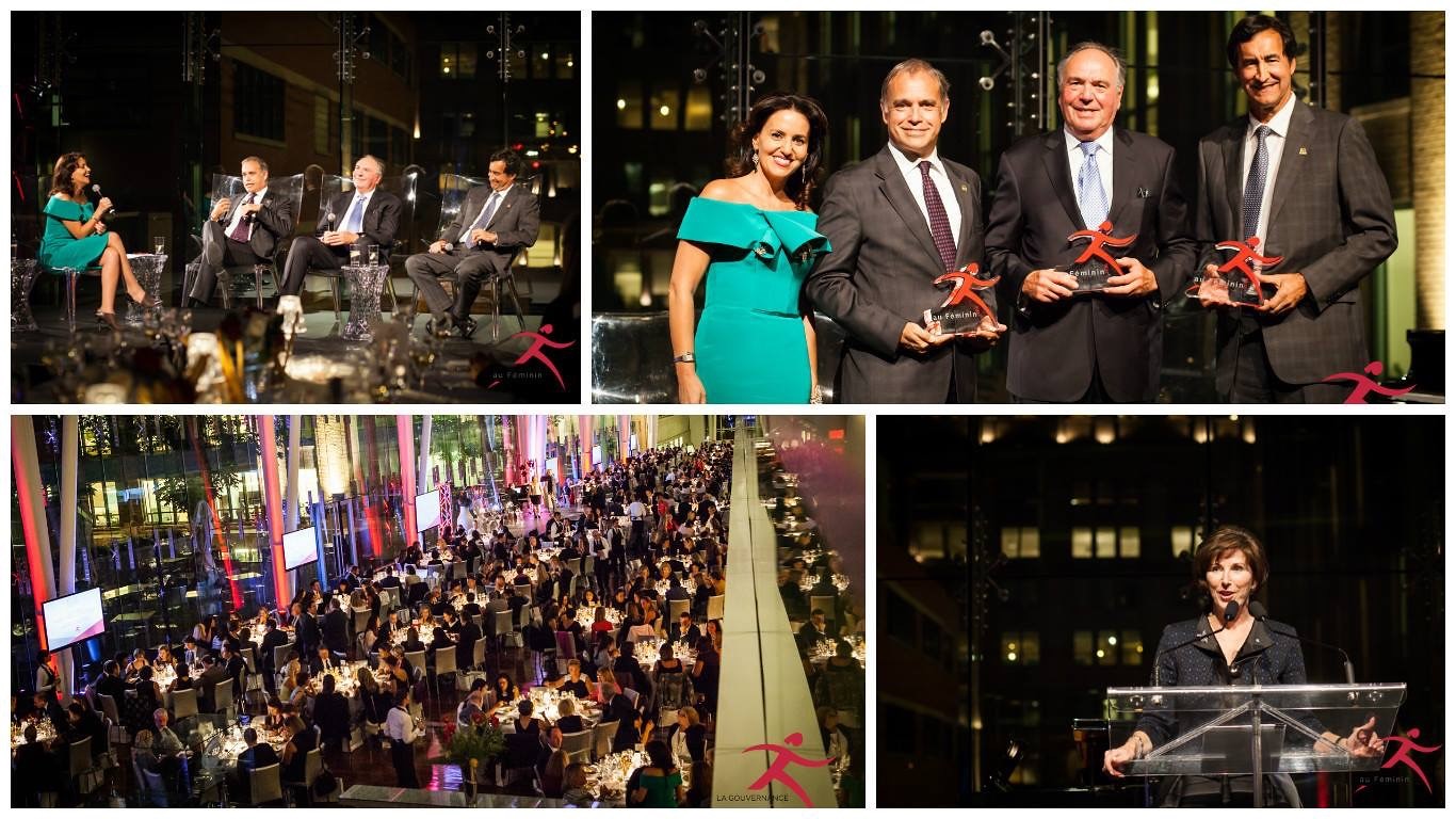 Gala honorant 3 hommes pour leurs CA paritaires.